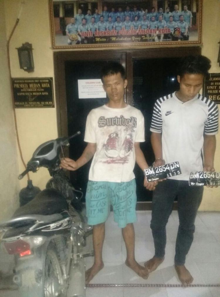 Polsek Medan Kota Bongkar Sindikat Curanmor Antar Provinsi di Sergai
