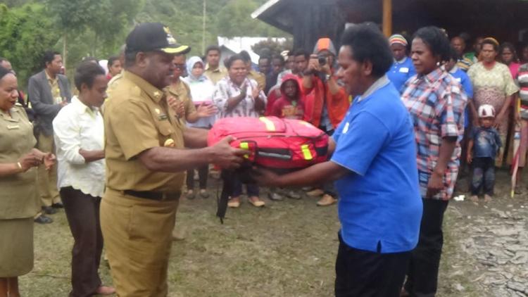 Mempermudah Masyarakat Periksakan Kehamilan, Rumah Tunggu Bersalin Puncak Jaya Diresmikan