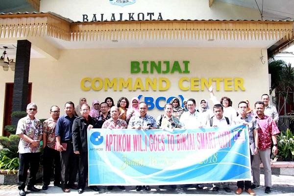 Aptikom Terpukau Program Kota Cerdas Pemko Binjai