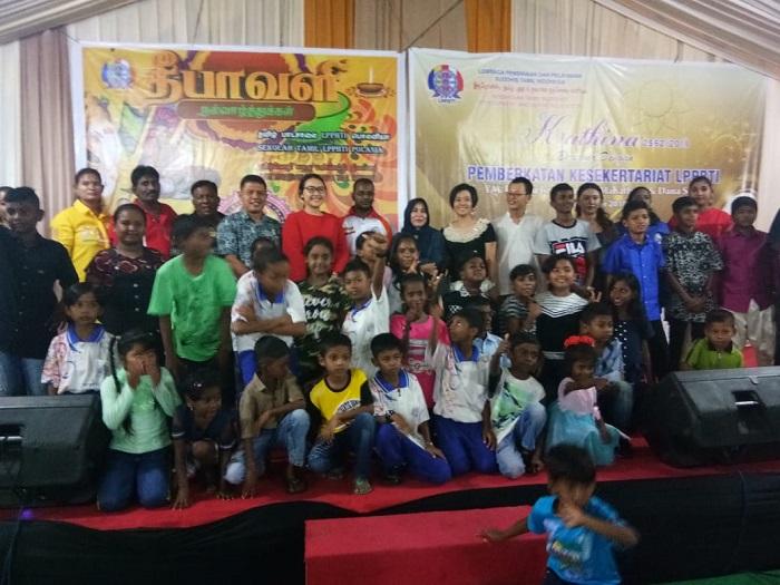 Tokoh Masyarakat Arifin Hadiri Acara Deepavali di Medan Polonia