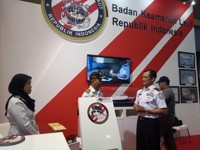 Ratusan Pengunjung Datangi Stand Bakamla di JI-Expo 2018