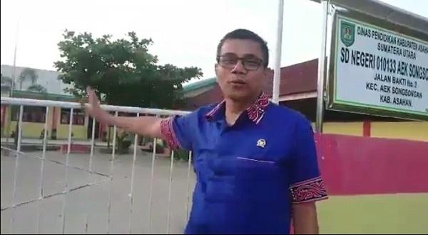 Kenang Masa Kecil, Hinca Panjaitan Sambangi SD di Asahan