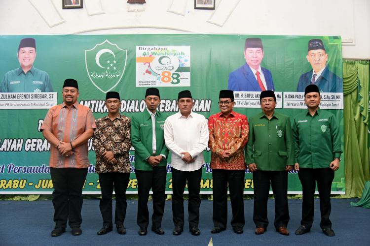 Gubernur: Saya Butuh Al Washliyah untuk Membangun Sumut