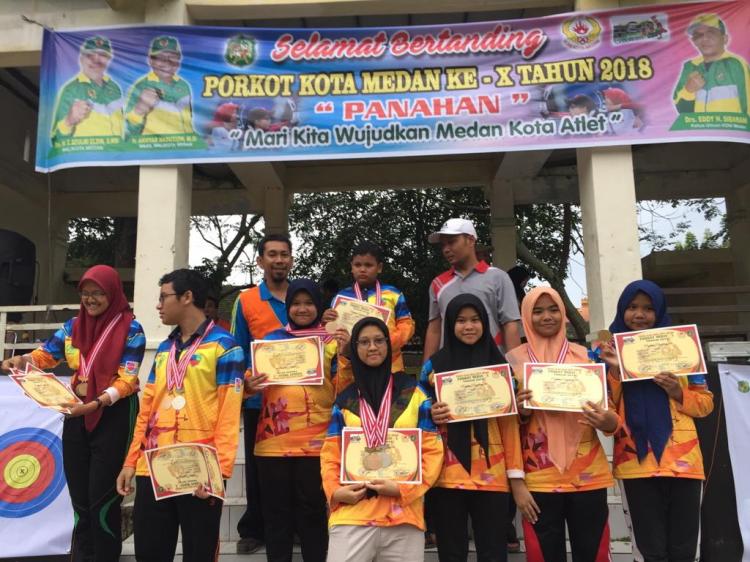 Medan Selayang Terbaik Cabor Panahan di Porkot