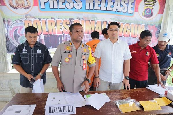 Komplotan Pelaku Pembongkar Ruko dan Indomaret Diringkus Polres Simalungun