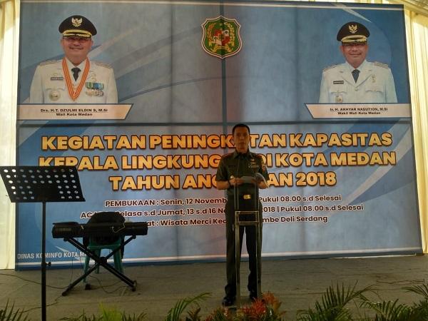 Dandim 0201/BS: Jadi Garda Terdepan Pemerintahan, Kepling Harus Miliki Disiplin dan Semangat Tangguh