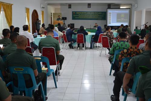 Korem 022/PT Gelar Acara Pembinaan Peta Jarak Jaring Teritorial 