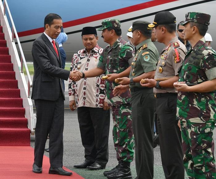 Presiden Jokowi Hadiri Apel Danrem Dandim Terpusat 2018 di Bandung