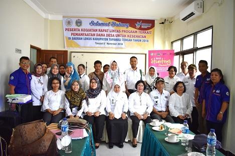 Dinkes Tapteng Laksanakan Pertemuan Terkait Pemanfaatan Dana Desa untuk Bidang Kesehatan 