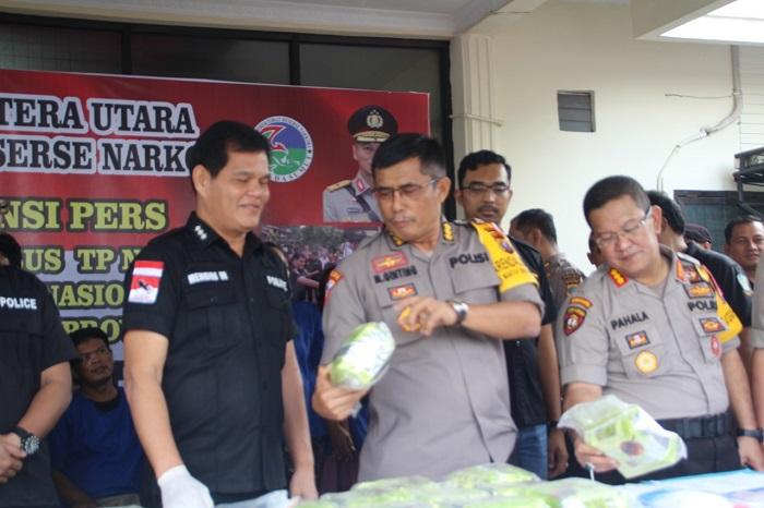 Dalam Dua Pekan, Polda Sumut Amankan 41,3 Kg Sabu dari 12 Pengedar 