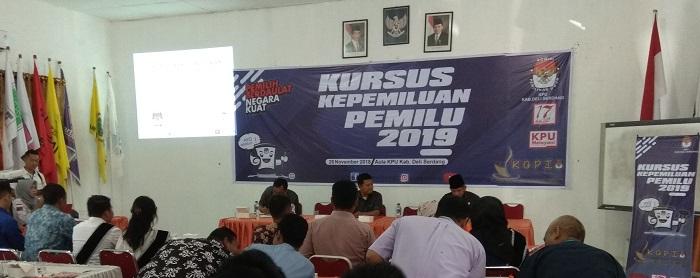 KPU Deli Serdang Gelar Kursus Kepemiluan