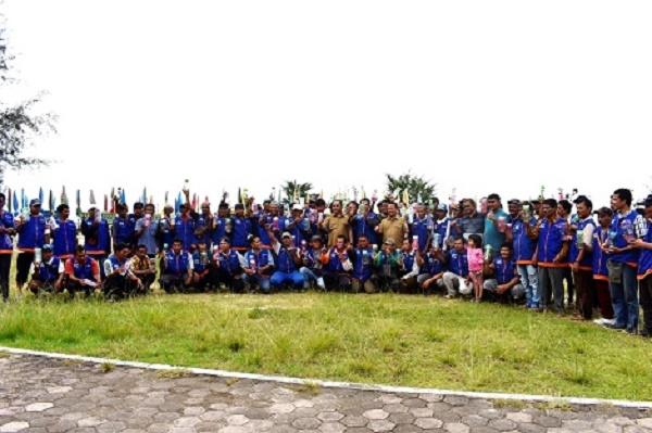 Bupati dan Anggota DPRD Tapteng Silaturahmi Bersama Komunitas Becak Wisata