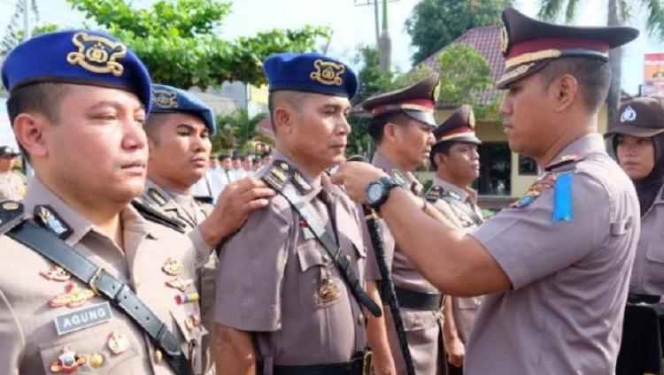Empat PJU Polres Tanjungbalai Ikuti Upacara Sertijab