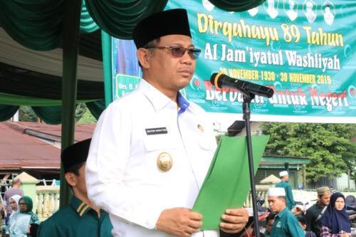 HUT Ke-89 Al Jamiyatul Washliyah, Plt Wali Kota Medan Pimpin Upacara