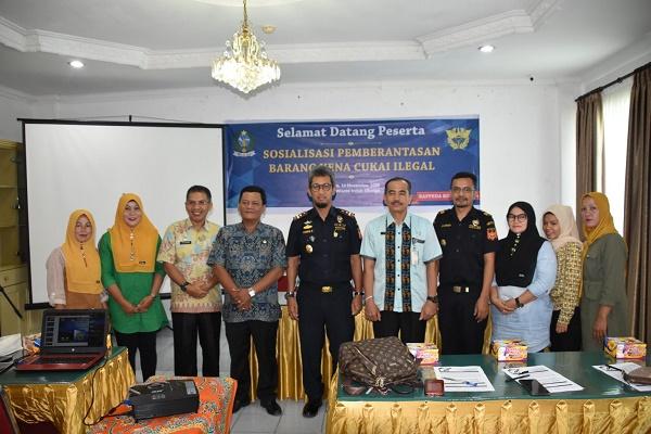 Pemko Sibolga Gelar Sosialisasi Pemberantasan Barang Kena Cukai Ilegal