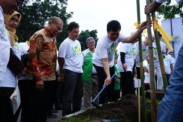 USU Launching Program USU Green Campus dan Penanaman Pohon Tabebuya