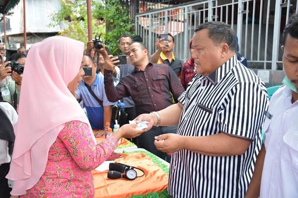 Pemko Sibolga Gelar Pemeriksaan Kesehatan dan Pengobatan Gratis Serentak di Empat Kecamatan