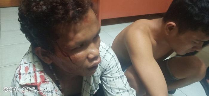 Polres Padang Sidimpuan Tangkap Dua Jambret HP di Simpang Jalan Mangga