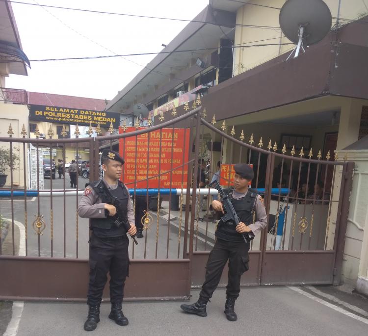 Bom Bunuh Diri, Mapolrestabes Medan Siaga I