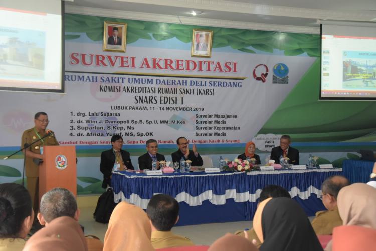 Survei Akreditasi, Tim KARS Kunjungi RSUD Deli Serdang