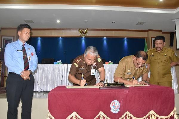 Tingkatkan PAD dan Amankan Aset Daerah, Pemkab Deli Serdang MoU dengan Kejaksaan Negeri Deli Serdang