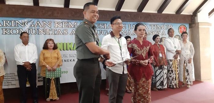 Jaringan Kemanusiaan Jawa Timur Nikahkan 283 Pasang Pengantin di Malang