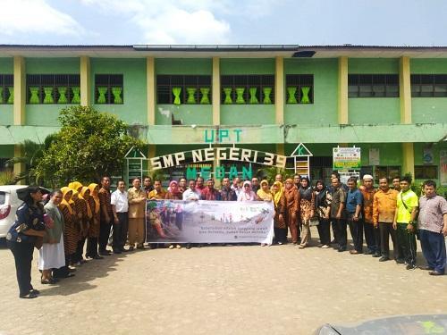 Tim Budaya Bersih Pemko Medan Sosialisasikan Budaya Bersih Kepada Warga Sekolah SMP Negeri 39 Medan