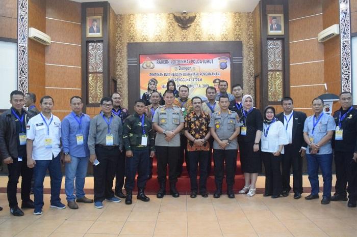 Wakapolda Sumut Sampaikan 7 Program Penguatan Polri di Rakernis Bersama BUJP