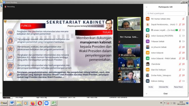 Setkab Gelar FGD Bahas Reformasi Struktural dan Pemulihan Ekonomi