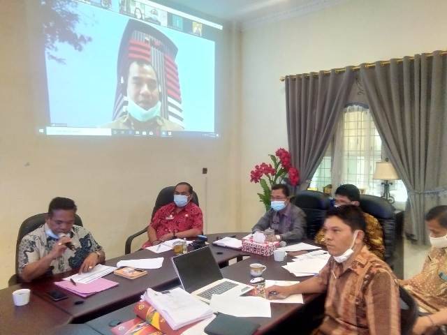 Pemkab Samosir Rapat Bersama KPK RI, Pertahankan Predikat Terbaik Daerah Pencegahan Korupsi
