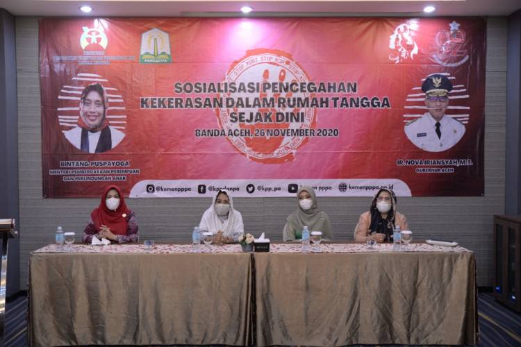 Menteri Bintang Ajak Kaum Millenial di Banda Aceh Cegah KDRT Sejak Dini