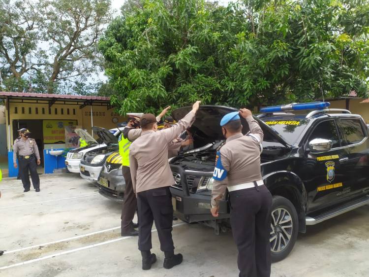 Antisipasi Bencana Alam, Polsek Medan Helvetia Siapkan Armada Evakuasi Warga