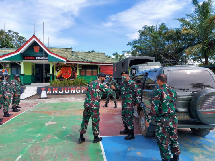Satgas Pamtas RI-Malaysia Terima Kunjungan Ditjen Strahan Kemhan