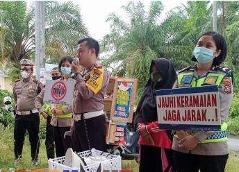 Roadshow Kedai Murah, Polres Sergai Ajak Masyarakat Terapkan Prokes
