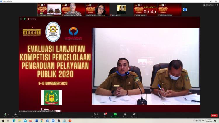 Secara Virtual, Diskominfo Langkat Ikuti ASKOMPSI dan Evaluasi Lanjutan Tahap II