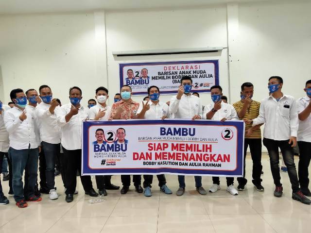 Deklarasikan BAMBU Siap Menangkan Bobby-Aulia di Pilkada Medan 2020