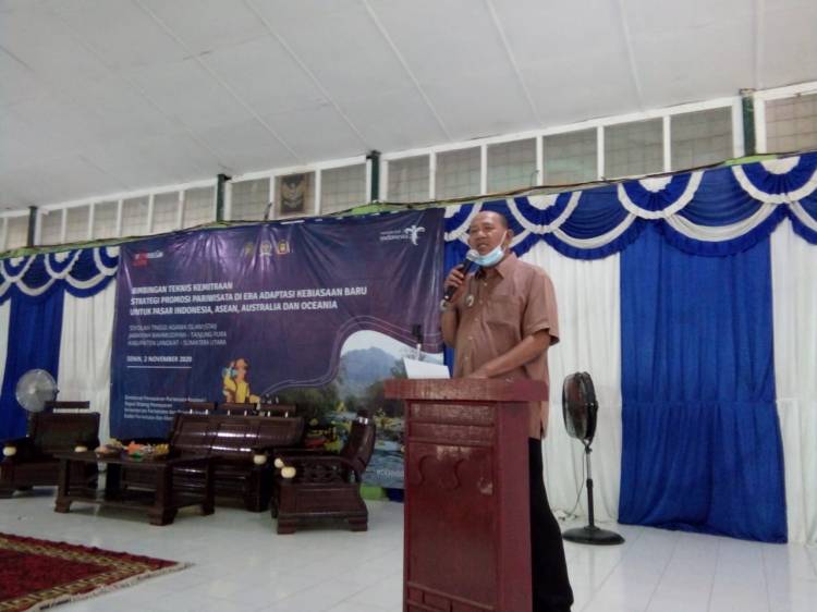 Bupati Langkat Buka Bimtek Kemitraan Strategi Promosi Pariwisata