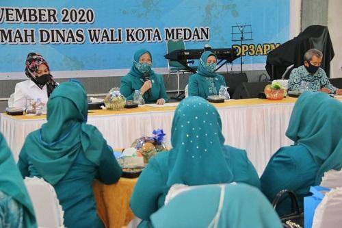 Kadis P3APM Harapkan Kader TP PKK Kota Medan Sosialisasikan Protokol Kesehatan