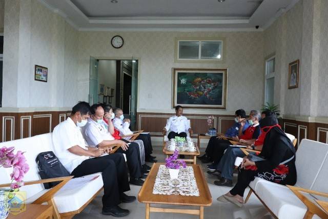 Paparkan Program Kerja, PMI Sumut Audiensi ke Pemkab Pakpak Bharat
