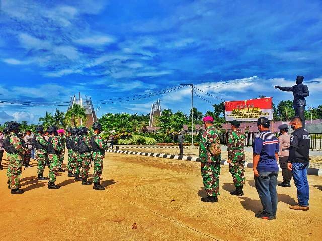 Satgas Yonif MR 413 Kostrad Gelar Apel Siaga Gabungan, Sambut Natal 2020