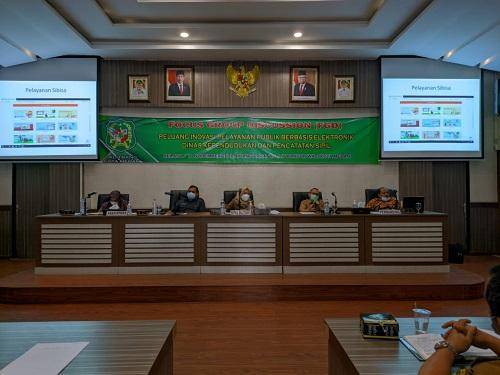 Balitbang Kota Medan Gelar FGD Inovasi Pelayanan Publik Kependudukan dan Catatan Sipil Berbasis Elektronik