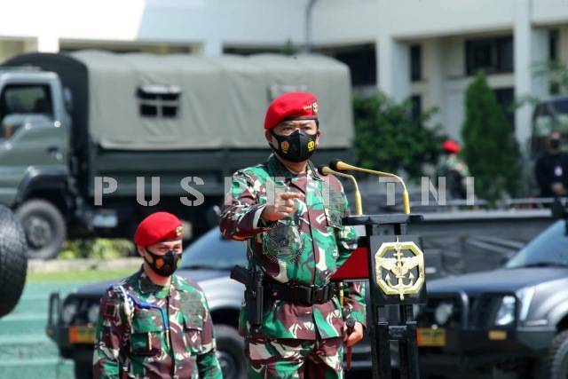 Panglima TNI Sidak Tiga Markas Komando Pasukan Khusus TNI di Cijantung