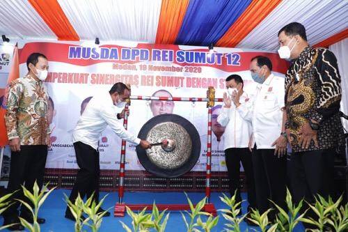 Pjs Walikota Medan Hadiri Pembukaan Musda DPD REI Sumut ke-12