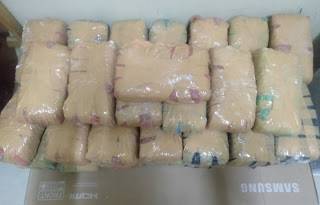 Polrestabes Medan Amankan 48 Kilogram Ganja dari Pabrik Kapur  
