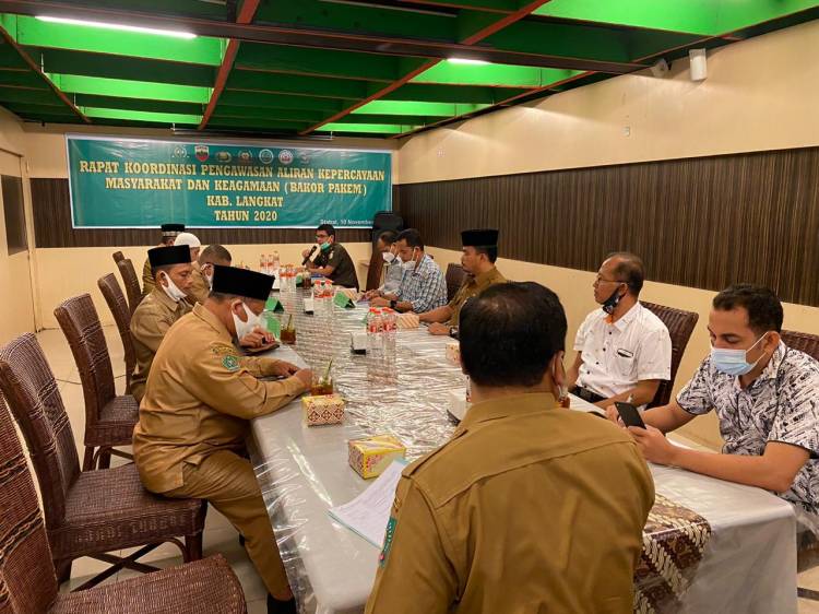 Kajari Langkat Gelar Rakoor PAKEM 2020