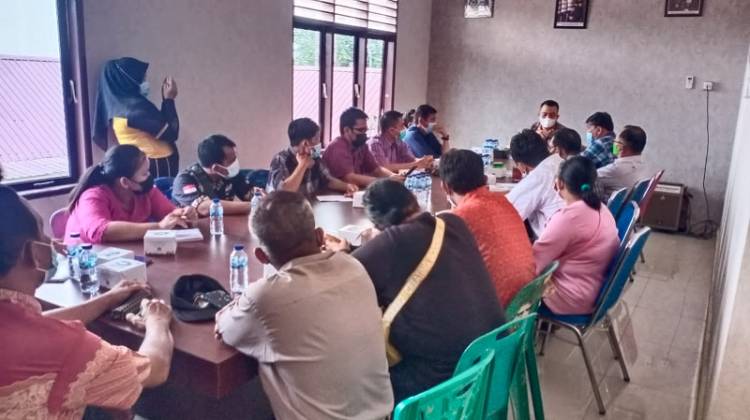 Jelang Natal, Kapolsek Percut Sei Tuan Adakan Pertemuan dengan Para Pengurus Gereja