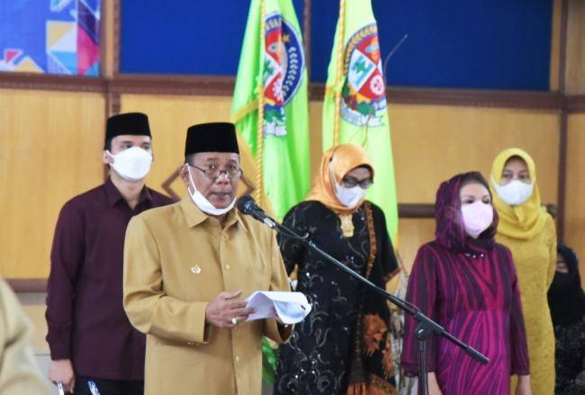 Lantik 36 Pejabat Eselon II, III dan IV, Bupati Deli Serdang: Birokrasi Tidak Boleh Lelet