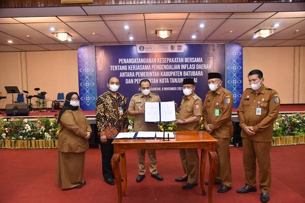 Kendalikan Inflasi Daerah, Pemkab Batu Bara Jalin Kerjasama dengan Pemko Tanjung Balai