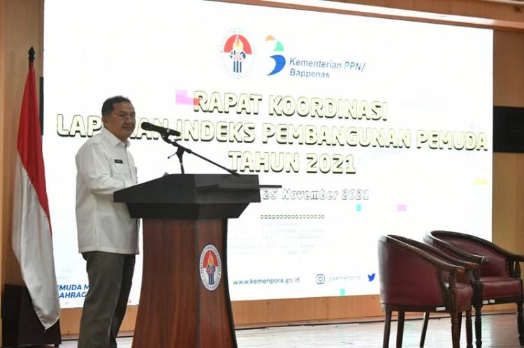 Kemenpora Gelar Rakor Laporan Indeks Pembangunan Pemuda 2021