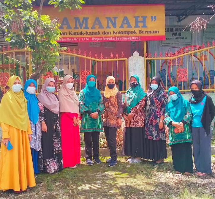 Kenalkan Pembelajaran Coding untuk Anak Usia Dini, Tim Dosen UMN Al Washliyah Sambangi TK Amanah di Patumbak